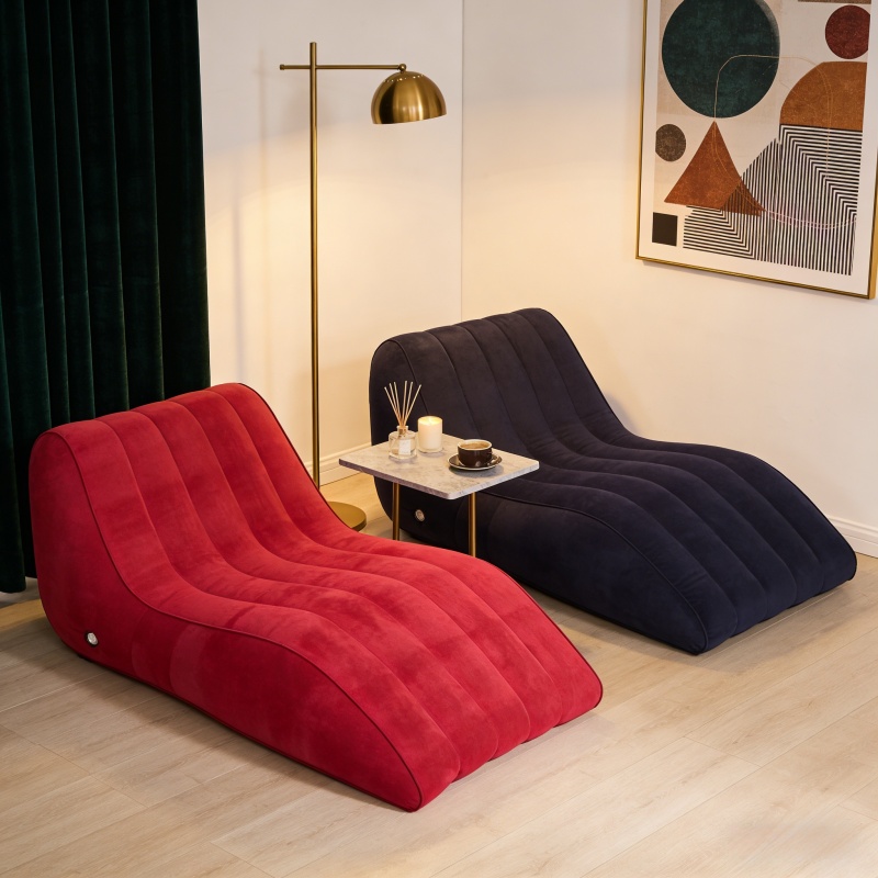 Outdoor Furniture Types - Leisure Inflatable Sofa Thickened Plush Lazy