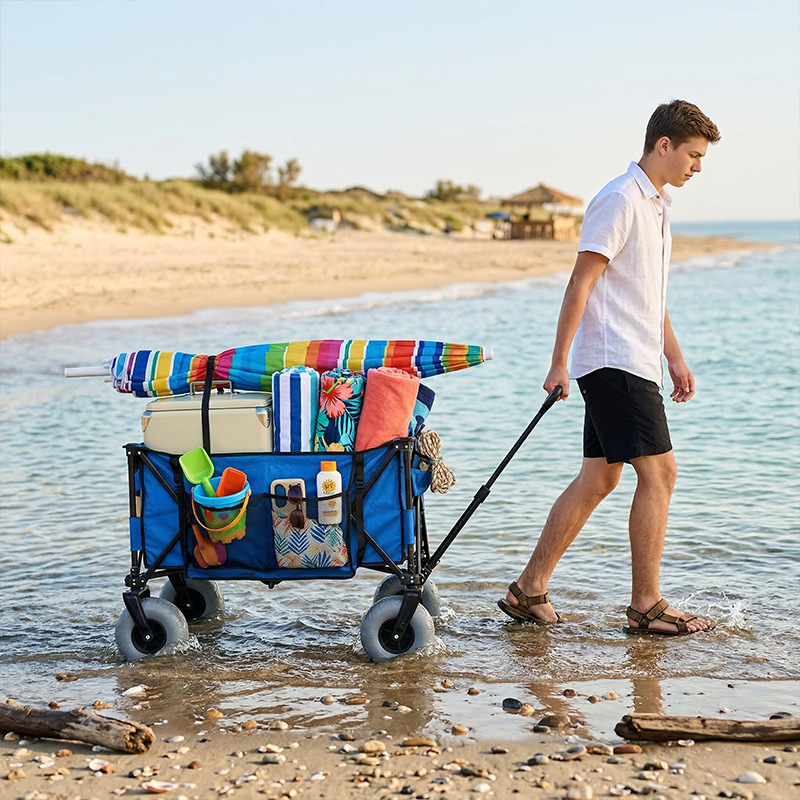 Foldable Metal Beach Wagon Qui - đánh giá và giá Outdoor Furniture Metal