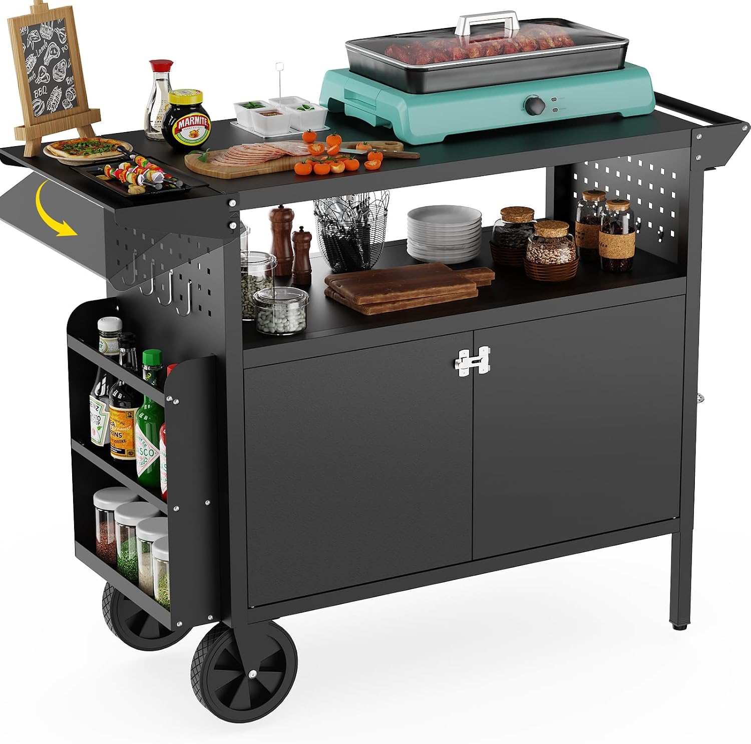Outdoor Grill Cart Table With  - đánh giá và giá Outdoor Furniture Patio