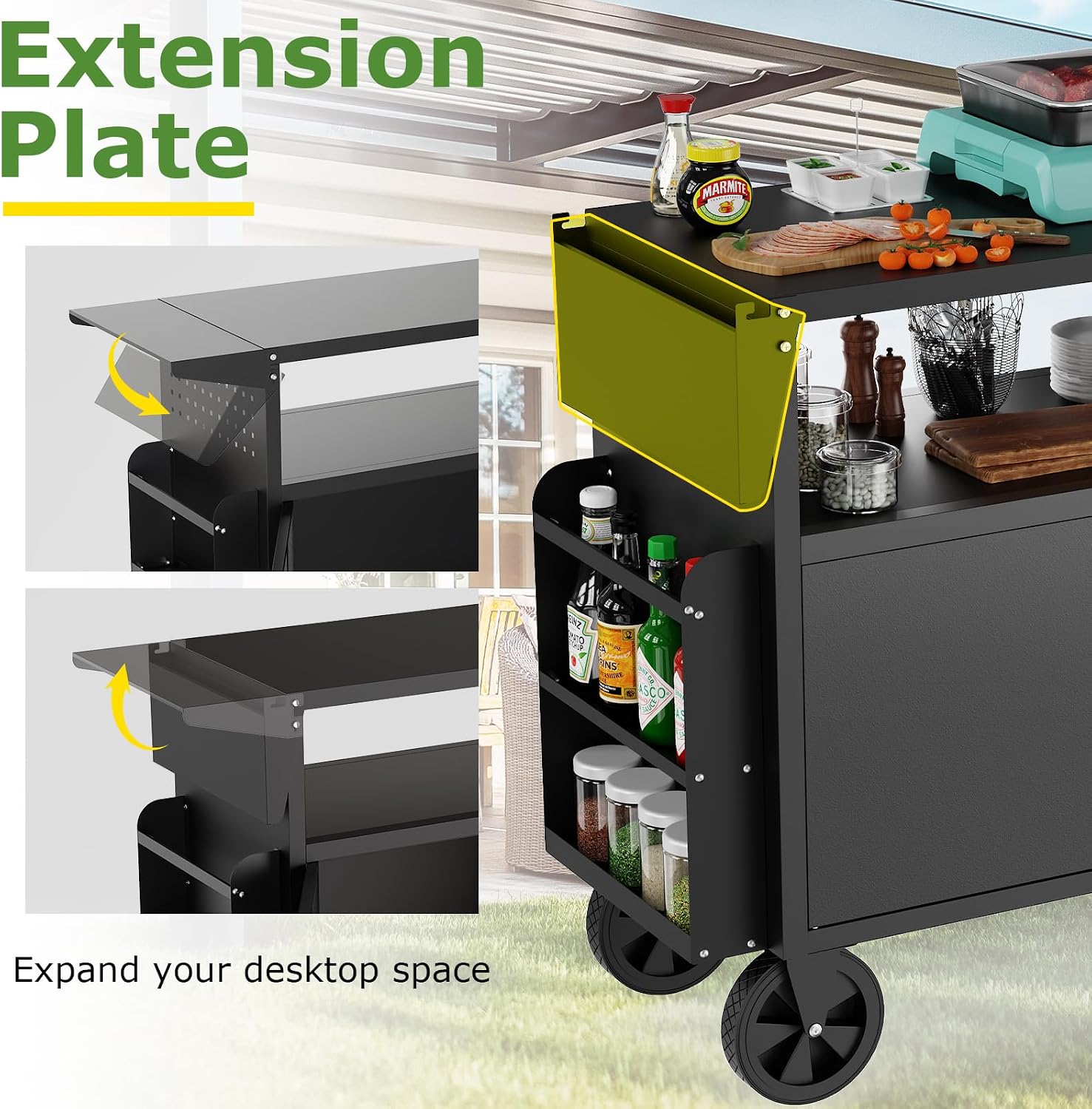 Outdoor Grill Cart Table With  - đánh giá và giá Outdoor Furniture Patio