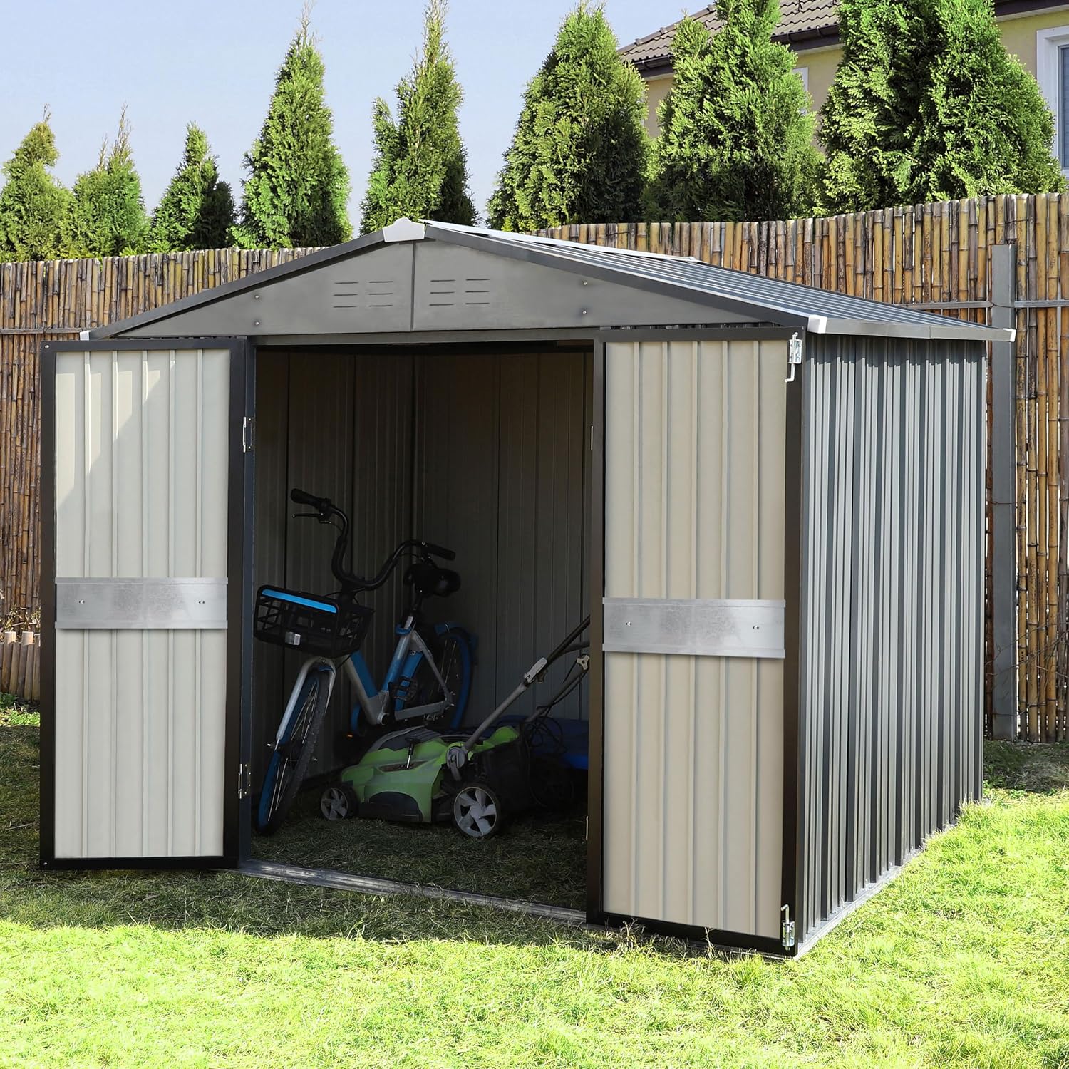 10' x 10' Outdoor Storage Shed - đánh giá và giá Outdoor Furniture Patio