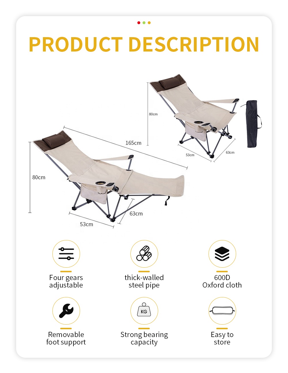 Portable Folding Reclining Cha - đánh giá và giá Outdoor Furniture Patio