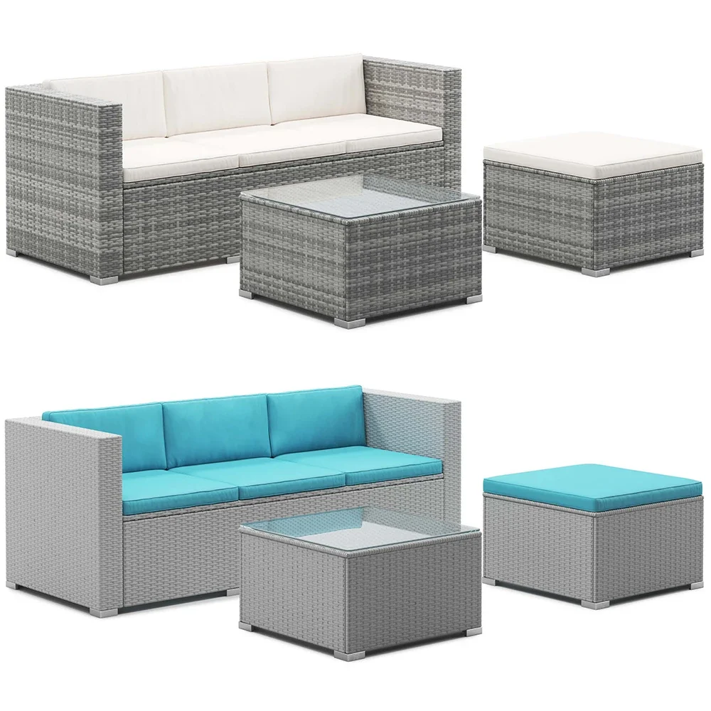 Garden Leisure Steel Rattan So - đánh giá và giá Outdoor Furniture Types