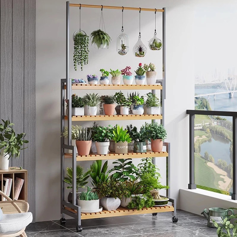Modern Solid Wood Plant Shelve - đánh giá và giá Outdoor Furniture Types