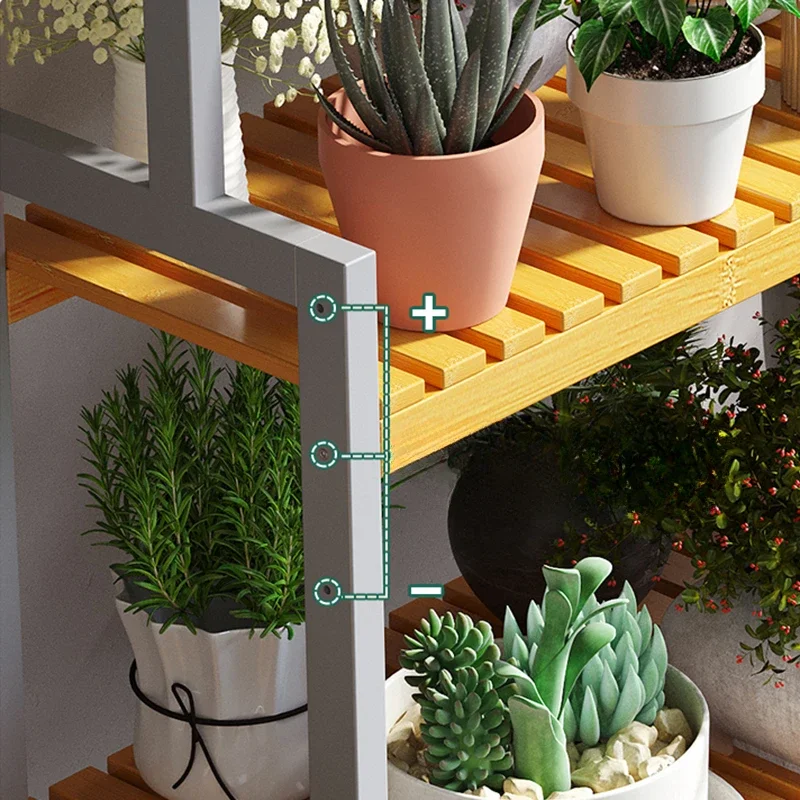 Modern Solid Wood Plant Shelve - đánh giá và giá Outdoor Furniture Types