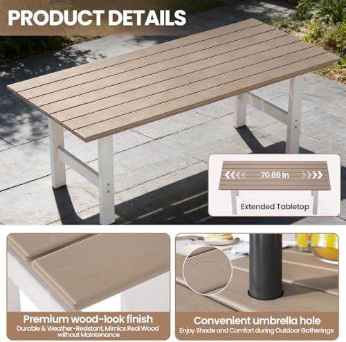 Outdoor Dining Set,7-Piece Pat - đánh giá và giá Outdoor Furniture On Sale