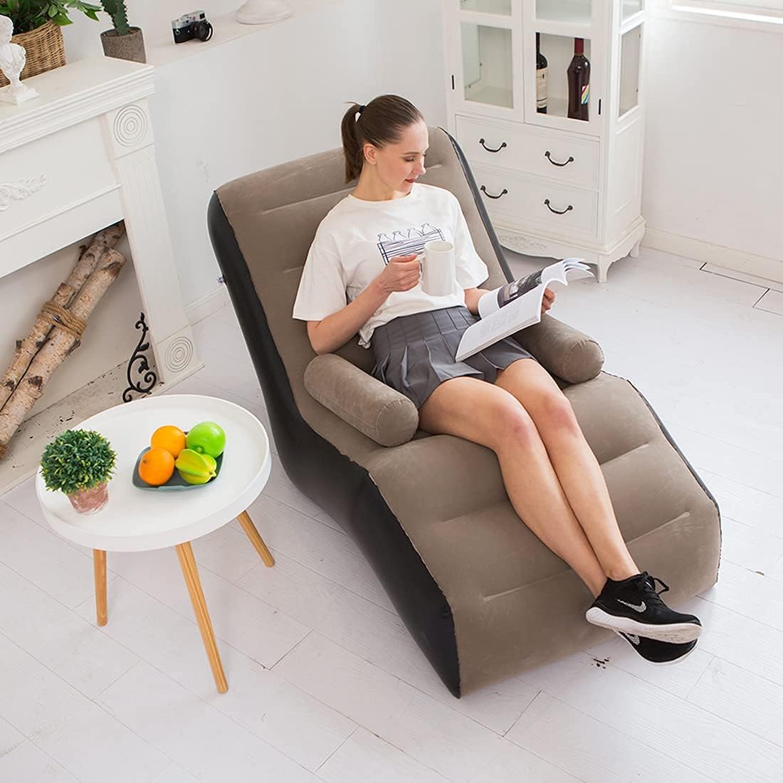 Folding Lazy Sofa,Inflatable L - đánh giá và giá Outdoor Daybed Furniture