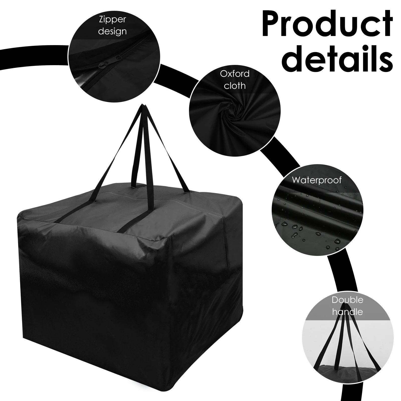 Cushion Storage Bag with Handl - đánh giá và giá Outdoor Furniture Types